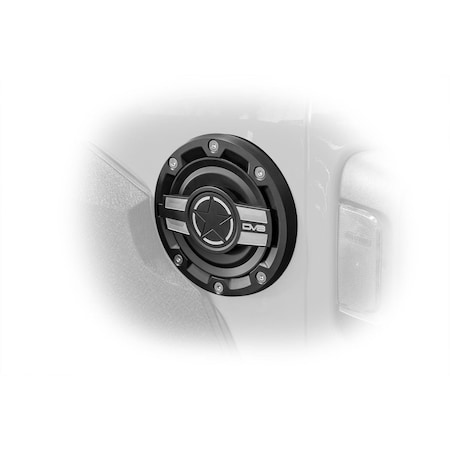 Dv8 Offroad Riveted With  Logo Black and Silver Aluminum NonLocking D-JL-190004-MIL